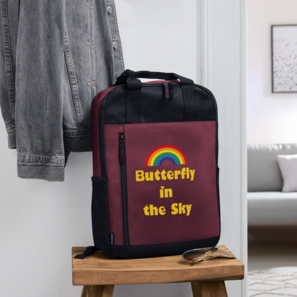 Butterfly in the Sky Laptop Backpack - Image 4