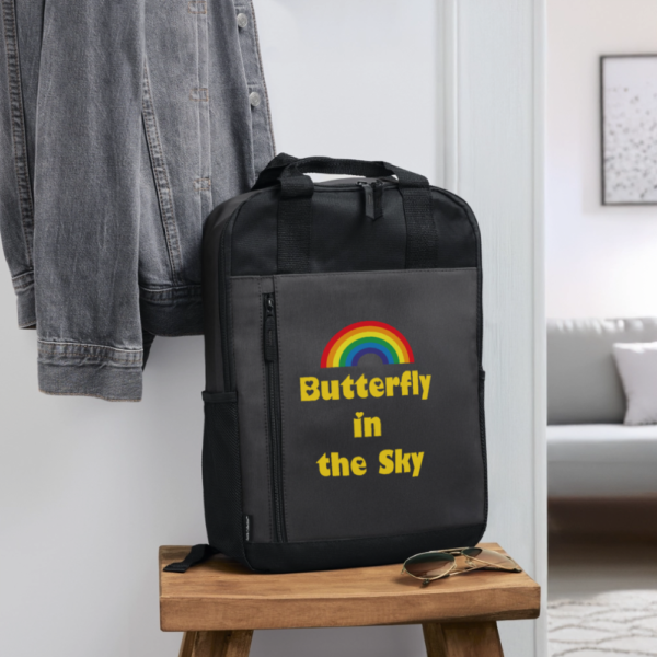 Butterfly in the Sky Laptop Backpack - Image 6