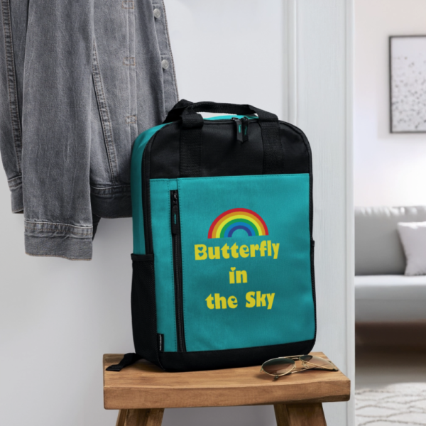 Butterfly in the Sky Laptop Backpack - Image 8