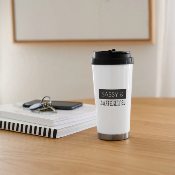 Sassy & Caffeinated Travel Mug - Image 5