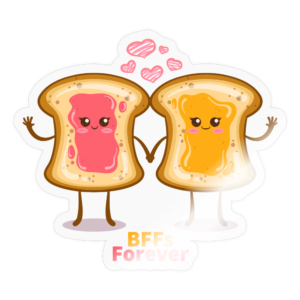 BFFs Sticker