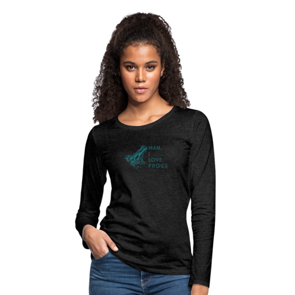 I Love Frogs - Women's Premium Long Sleeve T-Shirt - Image 7