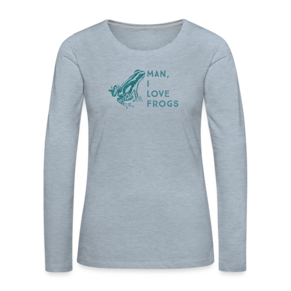 I Love Frogs - Women's Premium Long Sleeve T-Shirt - Image 10