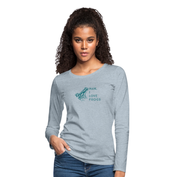 I Love Frogs - Women's Premium Long Sleeve T-Shirt - Image 11