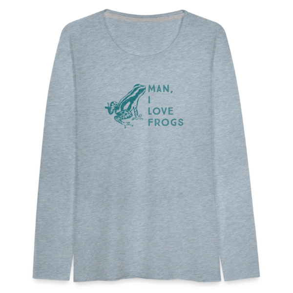 I Love Frogs - Women's Premium Long Sleeve T-Shirt - Image 12