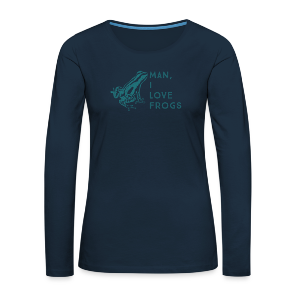 I Love Frogs - Women's Premium Long Sleeve T-Shirt - Image 13