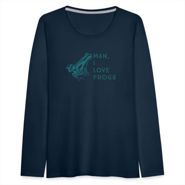 I Love Frogs - Women's Premium Long Sleeve T-Shirt - Image 14