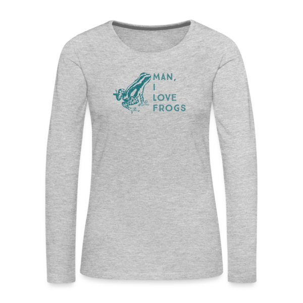 I Love Frogs - Women's Premium Long Sleeve T-Shirt - Image 16