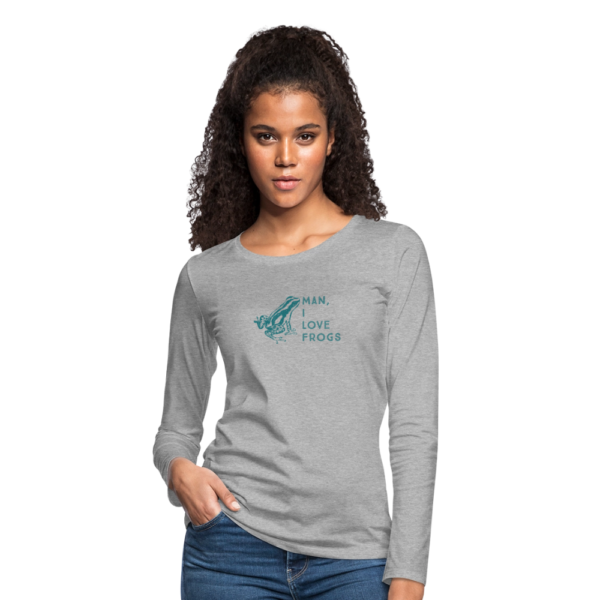 I Love Frogs - Women's Premium Long Sleeve T-Shirt - Image 17