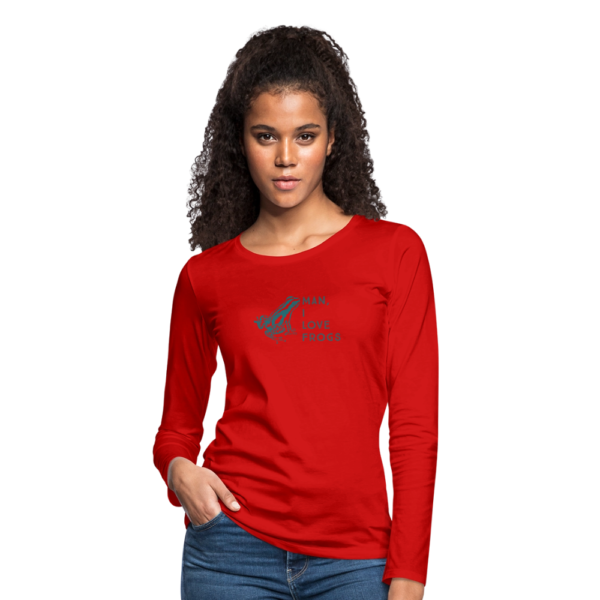 I Love Frogs - Women's Premium Long Sleeve T-Shirt - Image 20