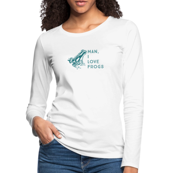 I Love Frogs - Women's Premium Long Sleeve T-Shirt - Image 22