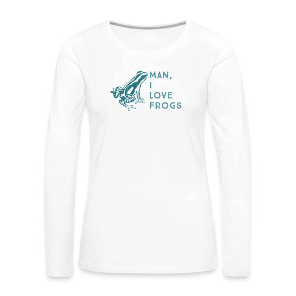 I Love Frogs - Women's Premium Long Sleeve T-Shirt - Image 23