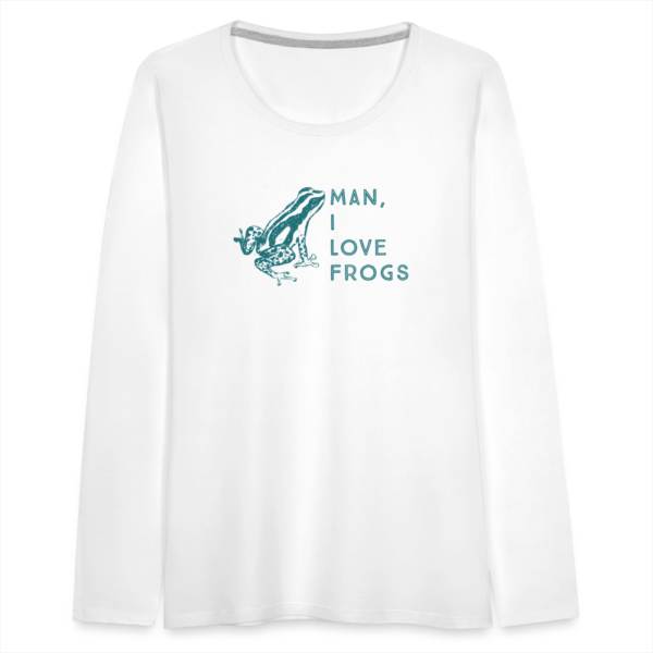 I Love Frogs - Women's Premium Long Sleeve T-Shirt - Image 25