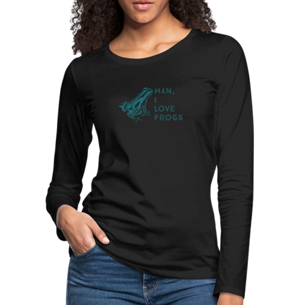 I Love Frogs - Women's Premium Long Sleeve T-Shirt - Image 26