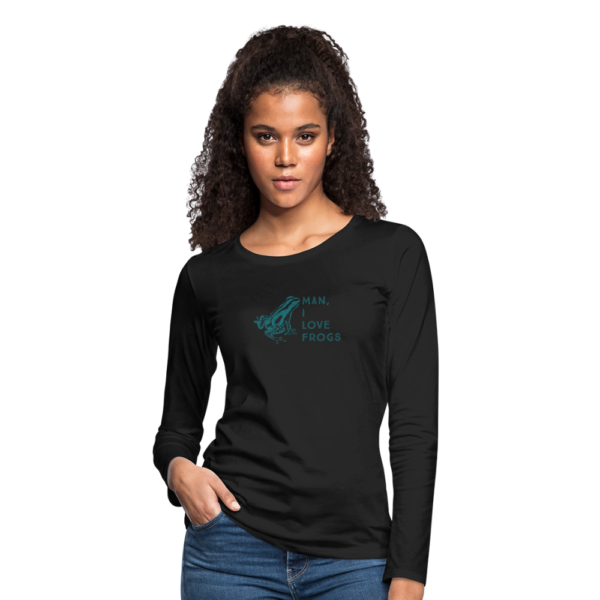 I Love Frogs - Women's Premium Long Sleeve T-Shirt - Image 28