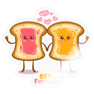 BFFs Sticker